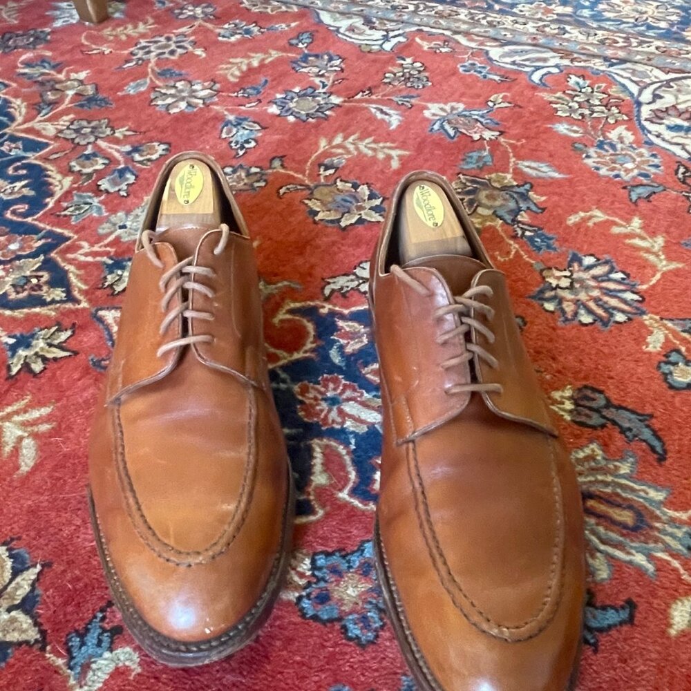 Crockett & Jones-made Polo by Ralph Lauren size 13  mens Oxford shoes, Tan